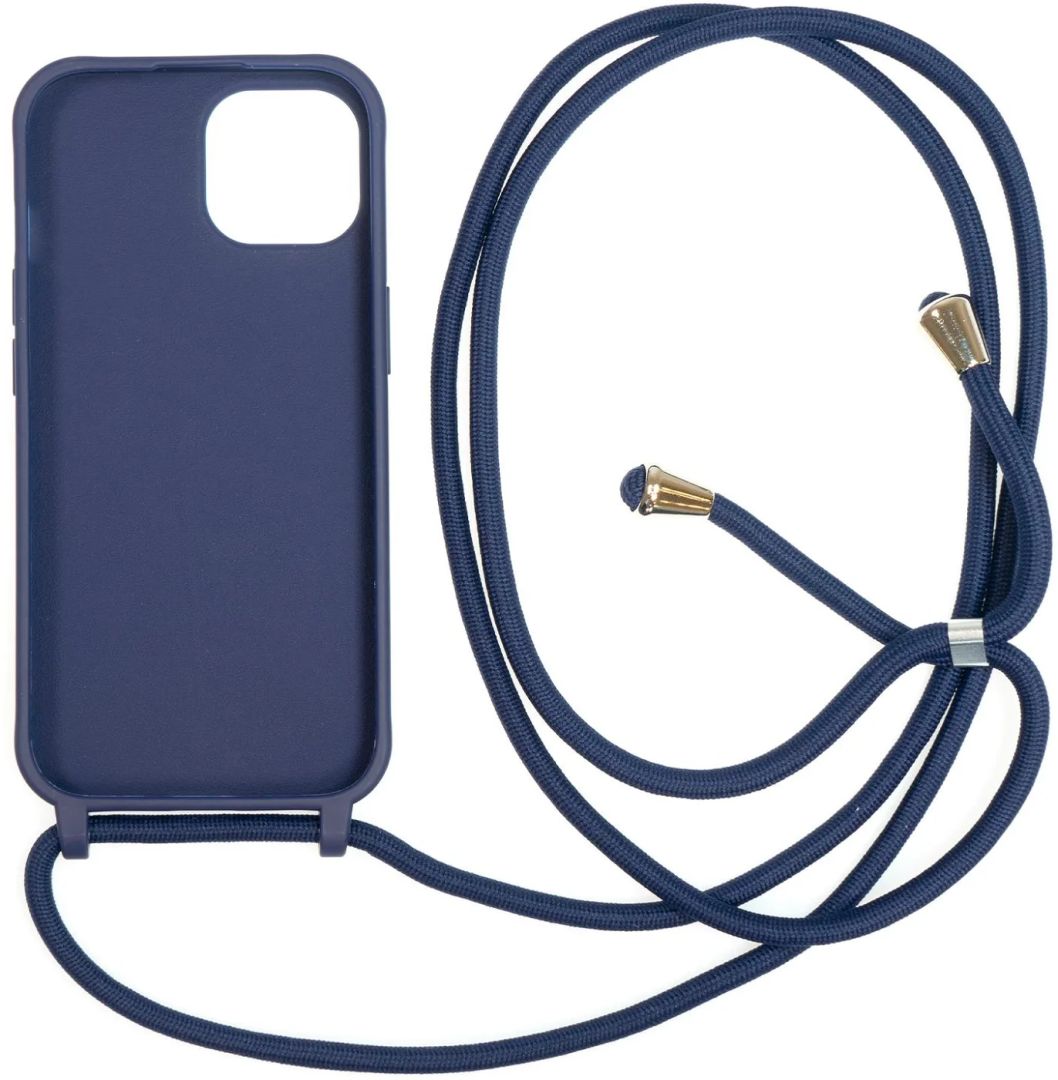 Mobile Origin Lanyard Case iPhone 15 Blue