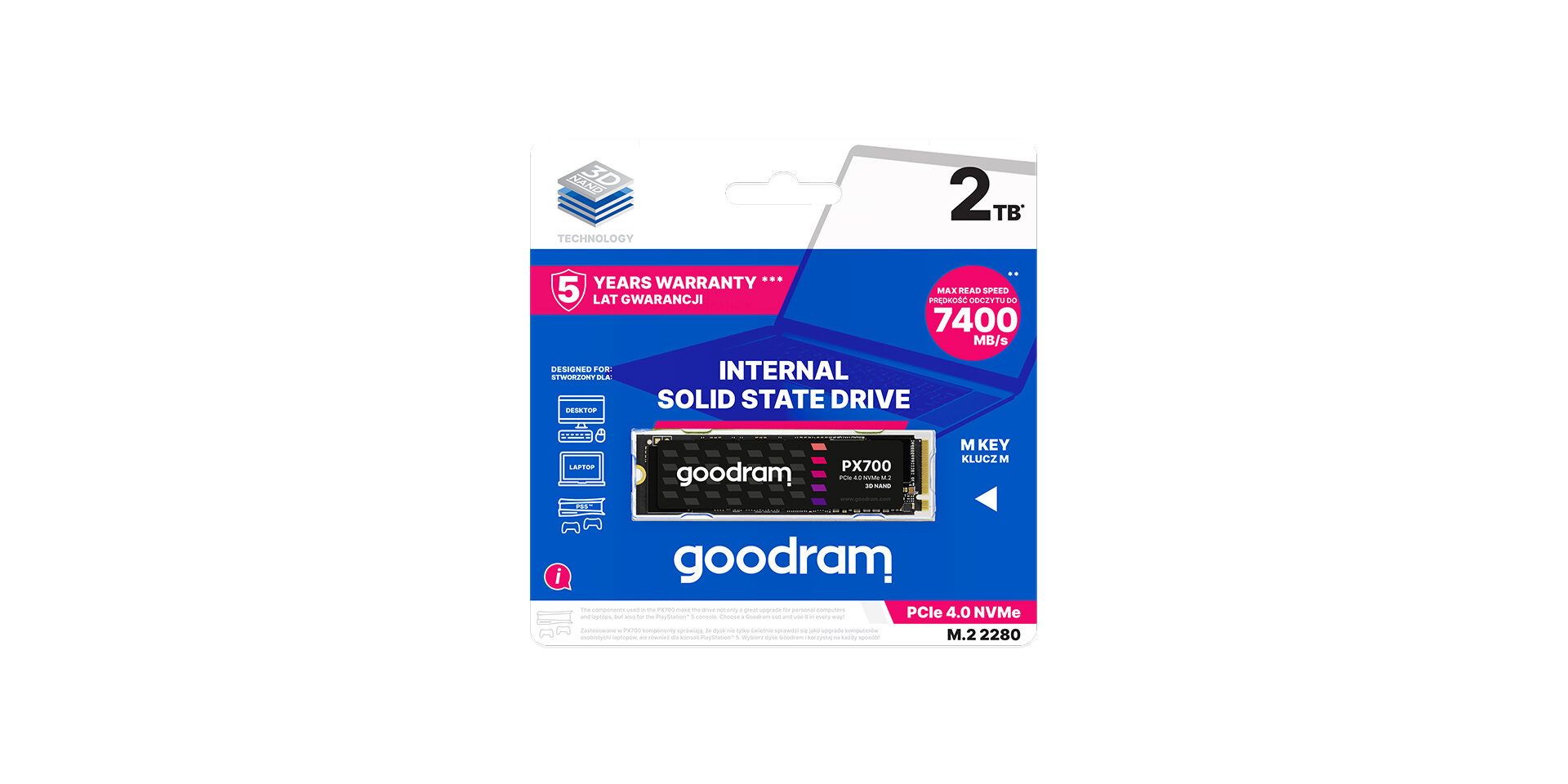 Good Ram 2TB M.2 2280 NVMe PX700