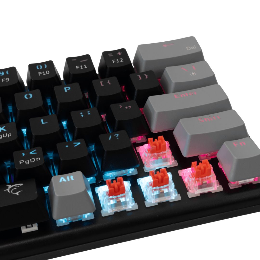 White Shark Wakizashi Red Switches Gaming Keyboard Black/Grey US