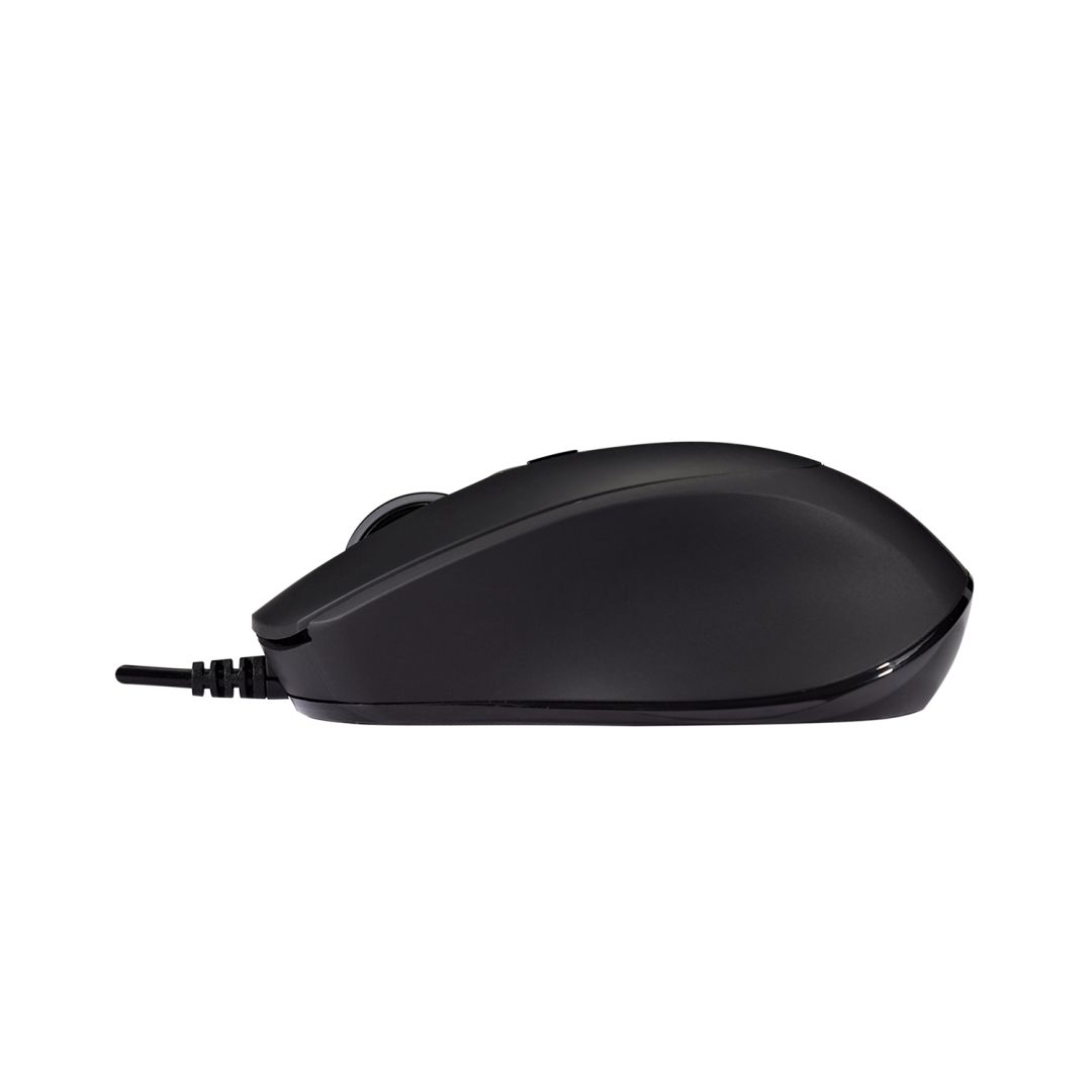 V7 MU350 USB Wired Pro Silent Mouse Black