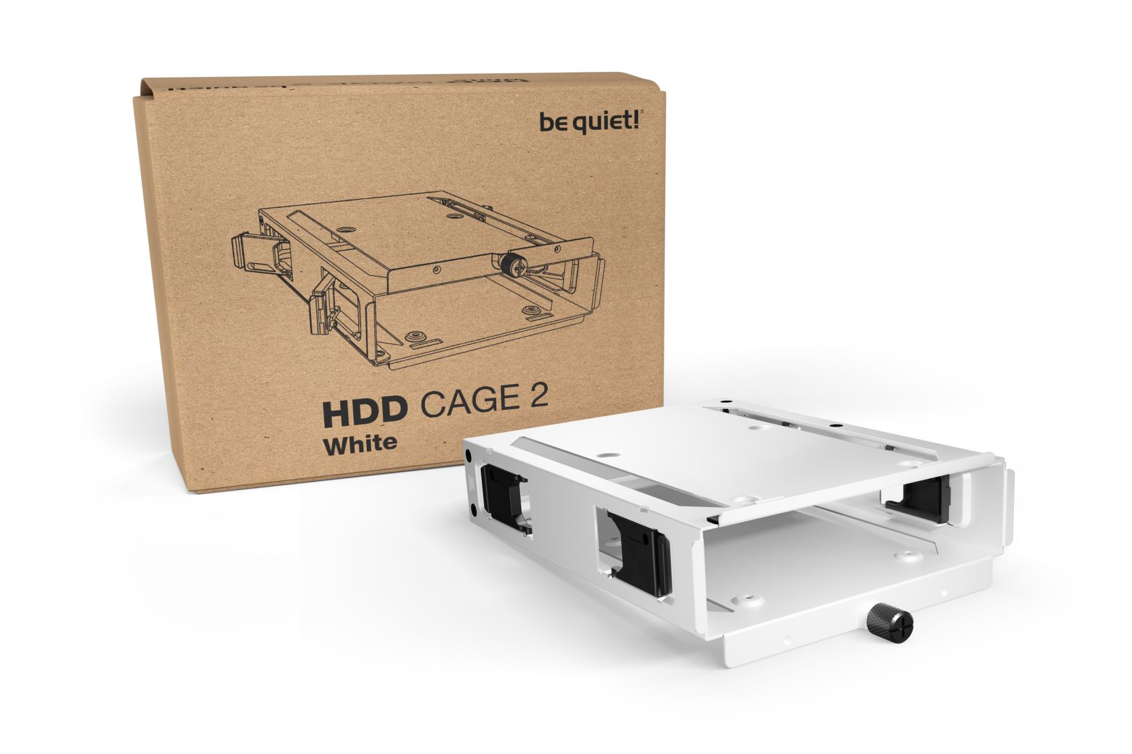 Be quiet! HDD Cage 2 White