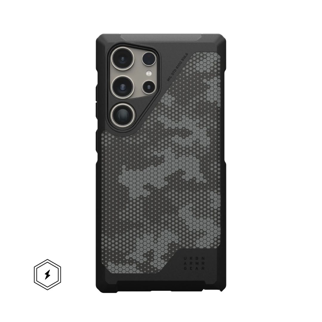 UAG Metropolis LT with Magnet Samsung Galaxy S24 Ultra Micro Hex Camo Graphite