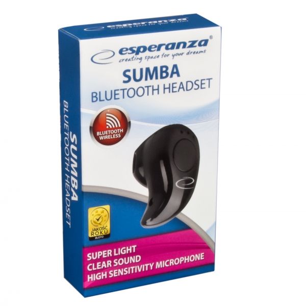 Esperanza EH185 Sumba Bluetooth headset Black