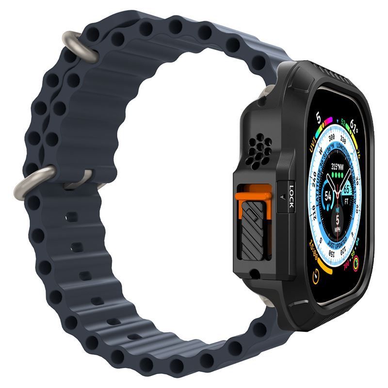 Spigen Lock Fit Apple Watch Ultra 2/Ultra 49mm Black