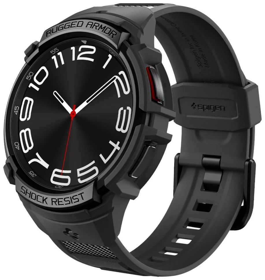 Spigen Rugged Armor Pro Samsung Galaxy Watch6 Classic 43mm Black