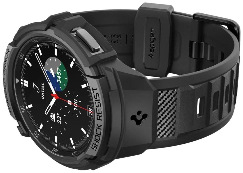 Spigen Rugged Armor Pro Samsung Galaxy Watch6 Classic 43mm Black