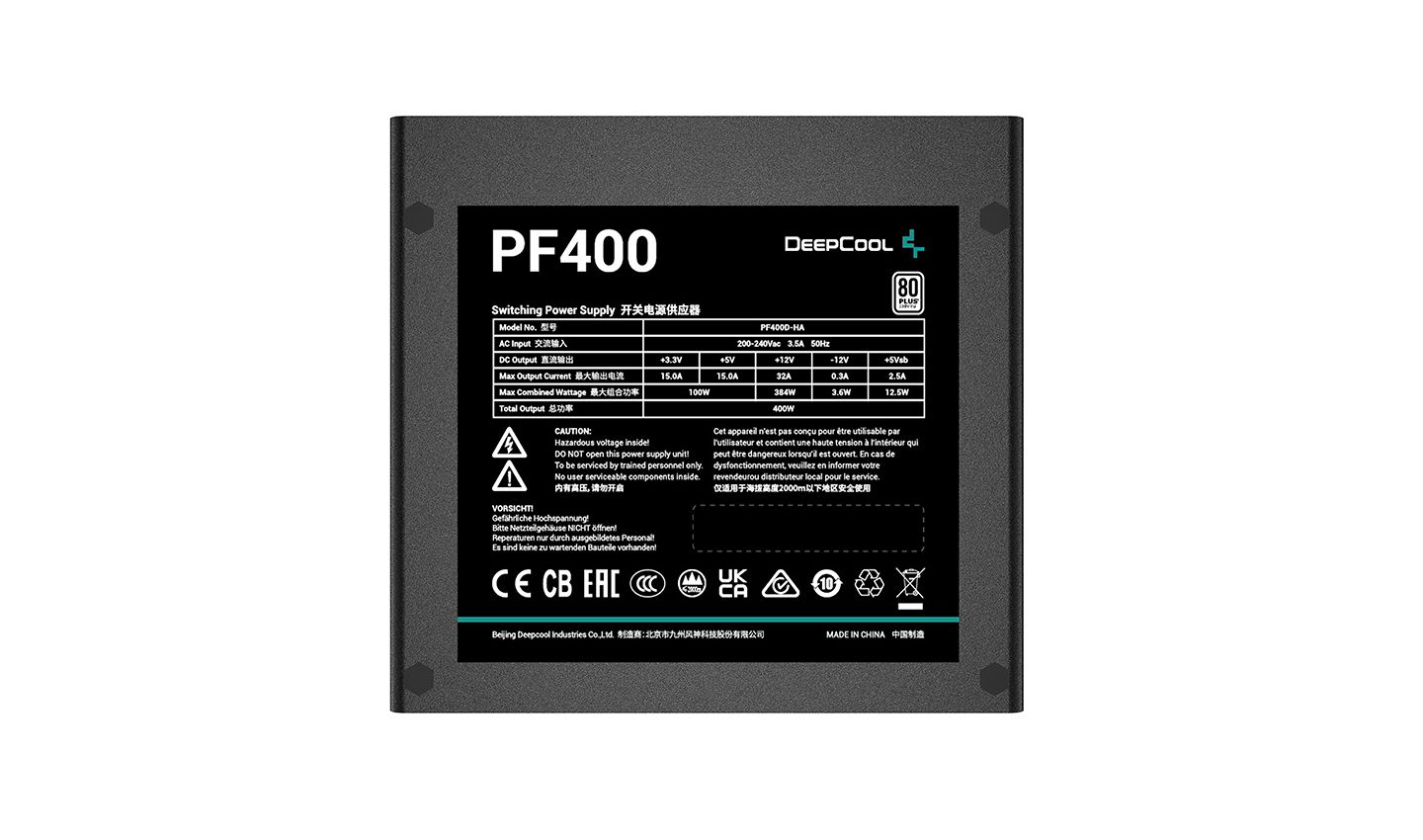 DeepCool 400W 80+ PF400