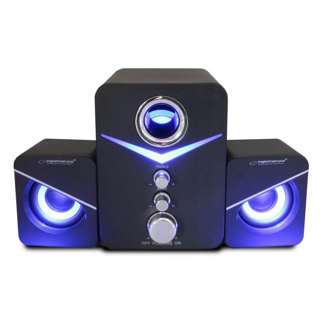 Esperanza Cancan USB 2.1 Speakers Black