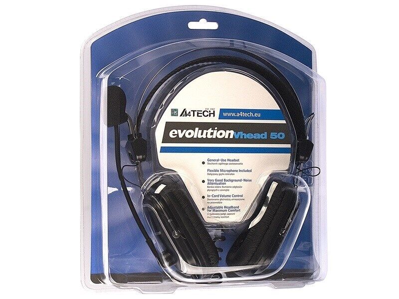 A4-Tech EVO Vhead 50 Headset Black