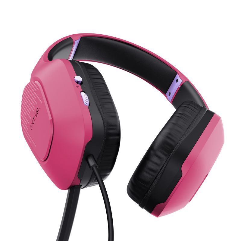 Trust GXT415P Zirox Lightweight Gaming Headset Pink