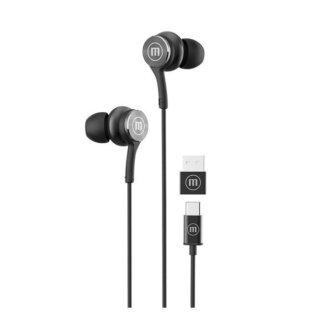 Maxell XC1 USB-C Headphones Black