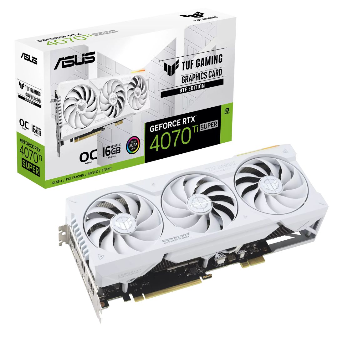 Asus TUF-RTX4070TIS-O16G-BTF-WHITE