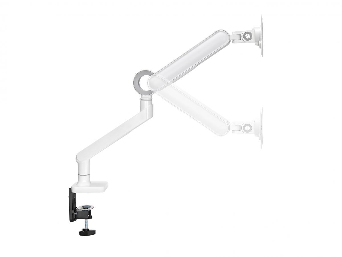 EQuip 17"-35" Premium Monitor Desk Mount Bracket White