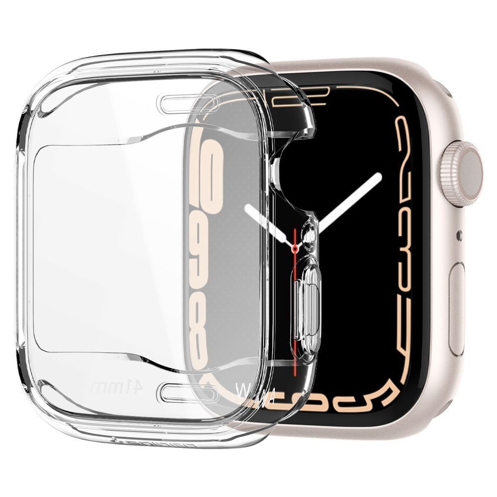 Spigen Ultra Hybrid Apple Watch 9/8/7 41mm Crystal Clear