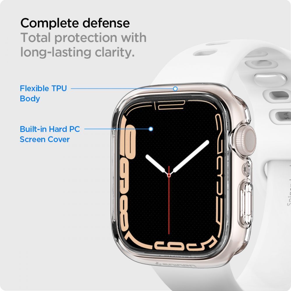 Spigen Ultra Hybrid  Apple Watch 9/8/7 45mm Crystal Clear