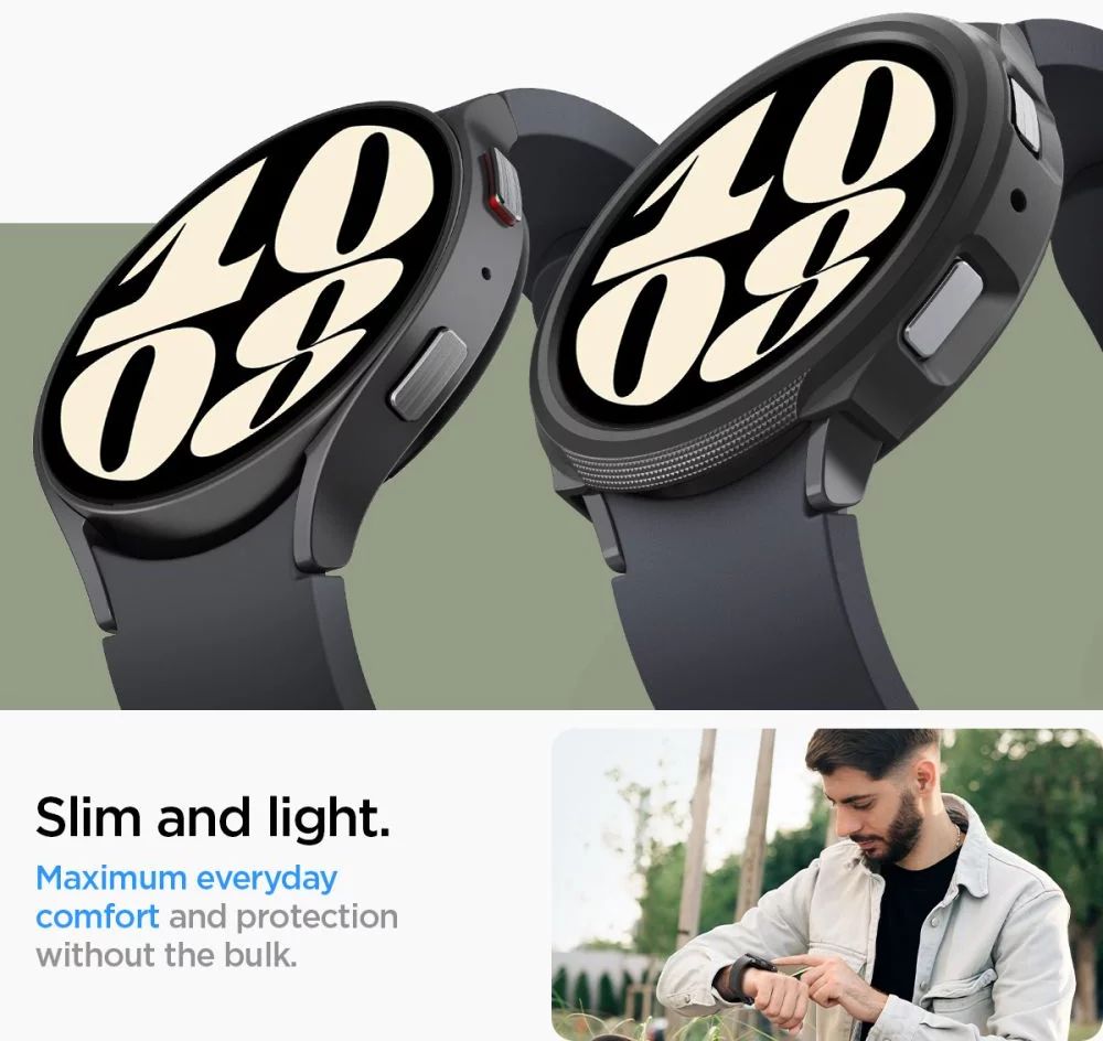 Spigen Liquid Air Samsung Galaxy Watch6 44mm Matte Black