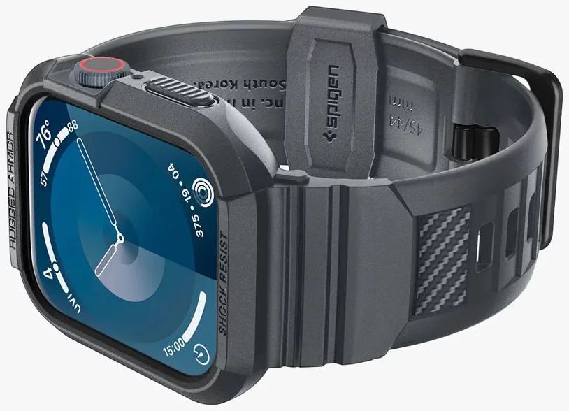 Spigen Rugged Armor Pro Apple Watch 45mm/44mm Dark Gray