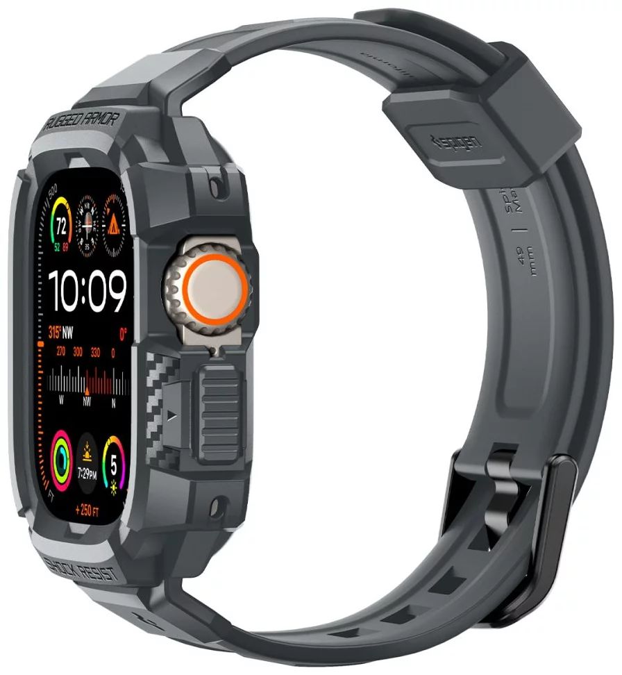 Spigen Rugged Armor Pro Apple Watch Ultra 2/1 49mm Dark Gray