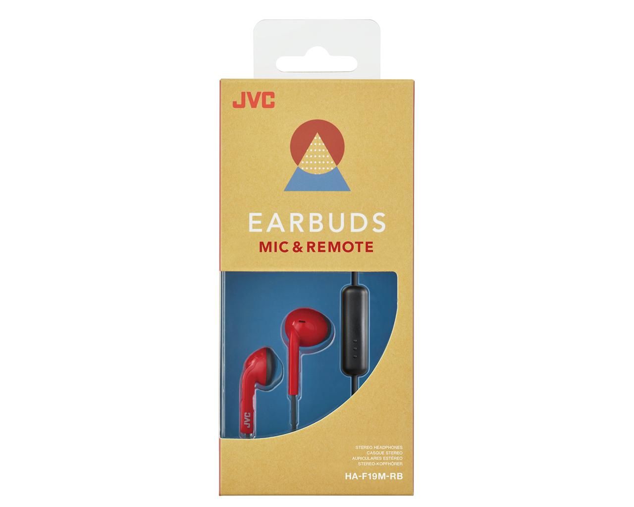 JVC HA-F19M Retro Headset Red/Black