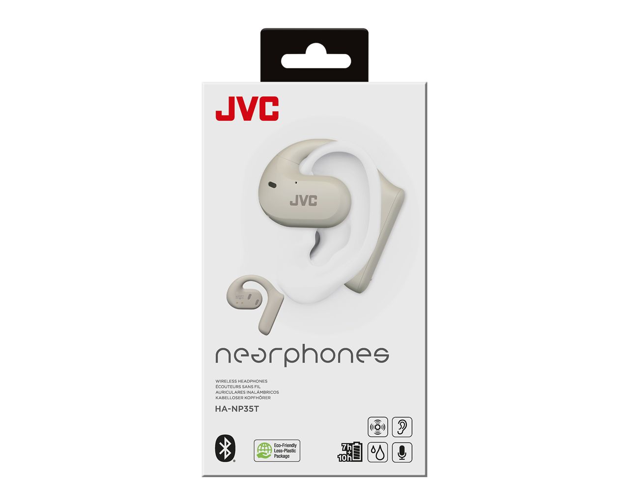 JVC HA-NP35T-AU Nearphones Bluetooth Headset White