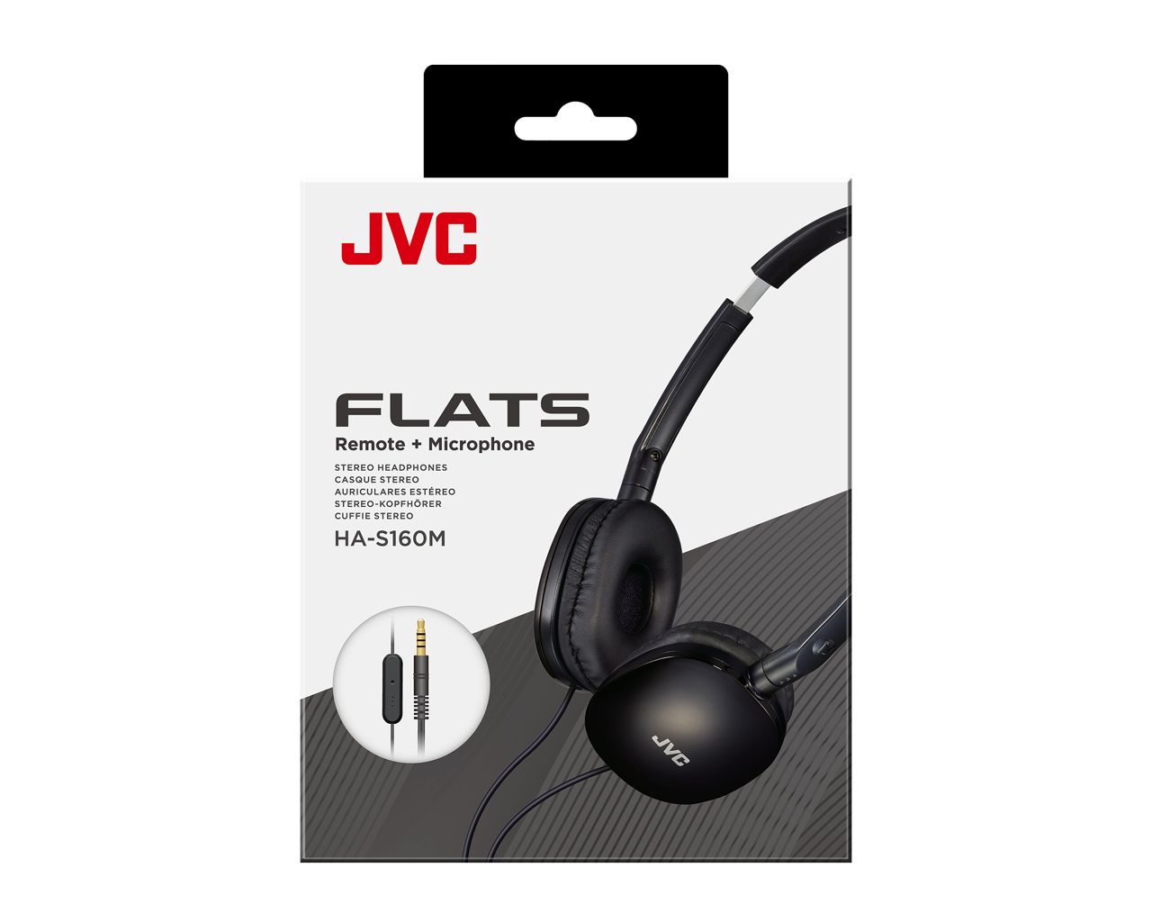 JVC HA-S160M-AU Headset Black