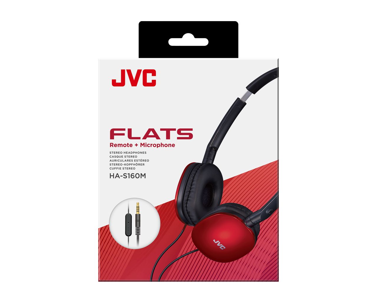 JVC HA-S160M-AU Headset Red