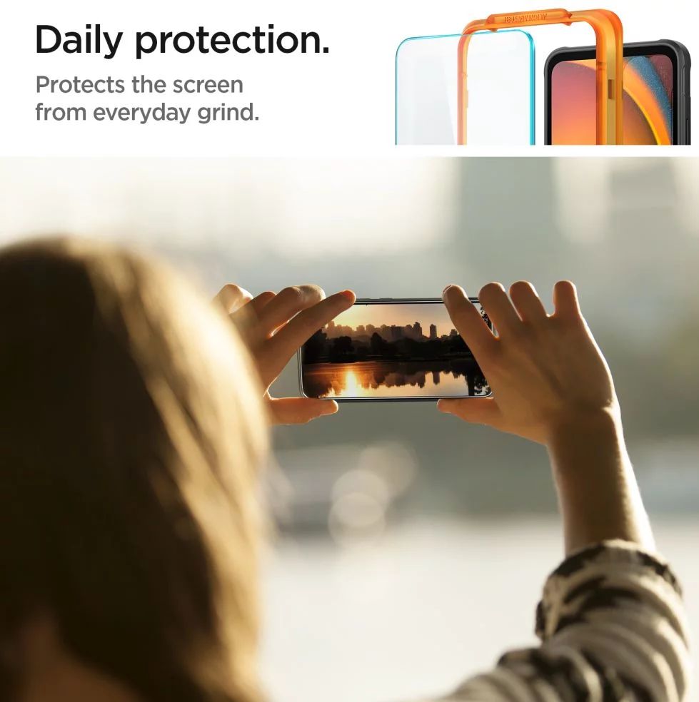 Spigen Glass tR AlignMaster Samsung Galaxy Xcover 7 2 Pack