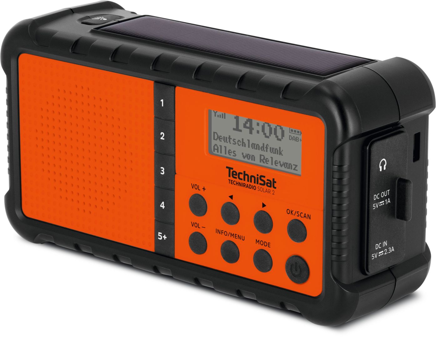 Technisat Techniradio Solar 2 Black/Orange