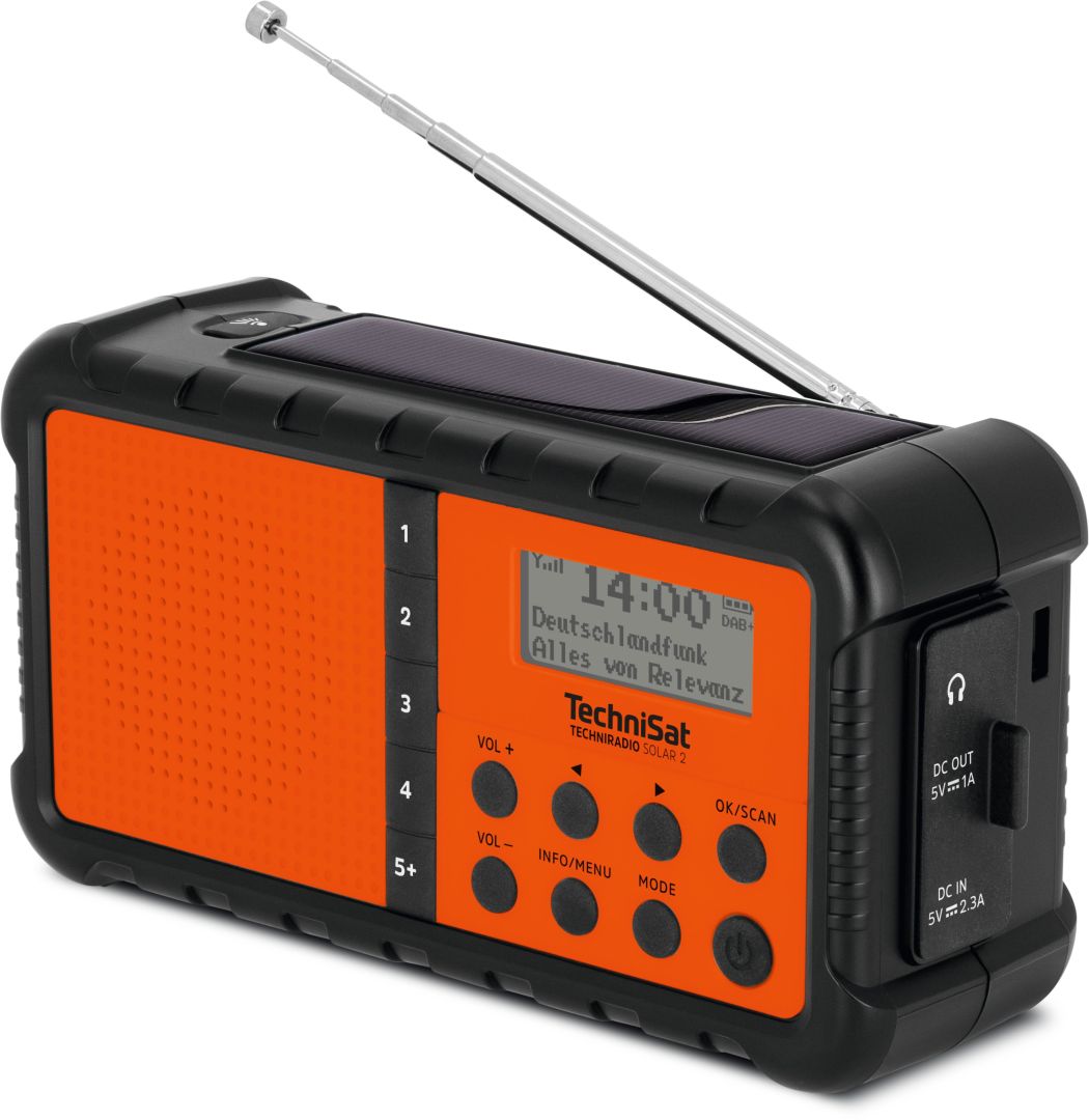 Technisat Techniradio Solar 2 Black/Orange