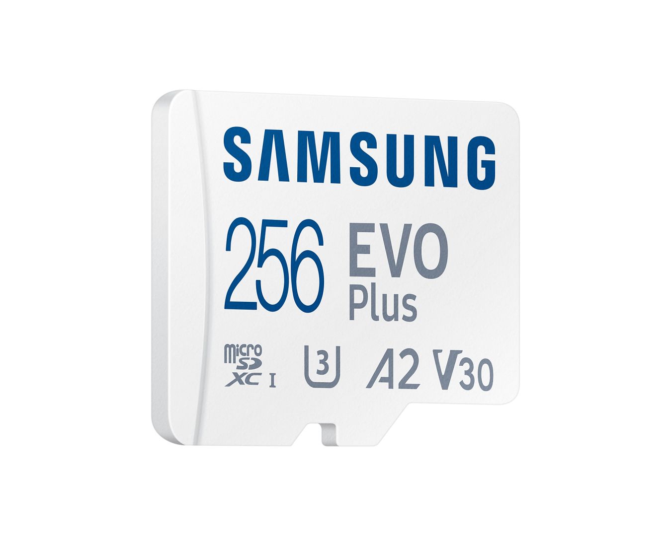 Samsung 256GB microSDXC EVO Plus Class10 U3 A2 V30 + adapterrel