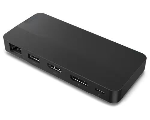 Lenovo USB-C Dual Display Travel Dock Black