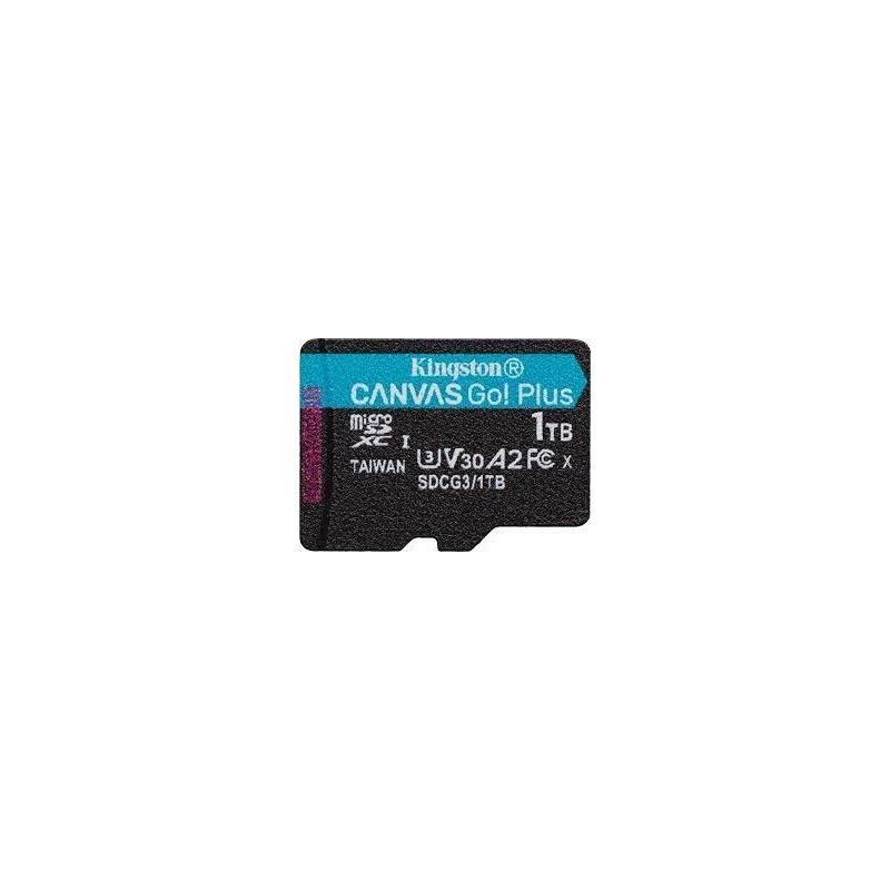 Kingston 1TB microSDXC Canvas Go! Plus Class 10 170R A2 U3 V30 adapter nélkül