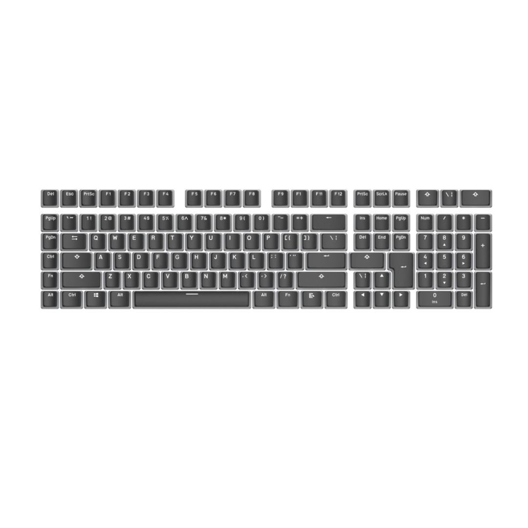 Hama uRage Doubleshot PBT Keykap szett Black UK/US