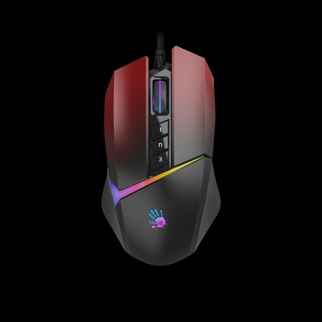 A4-Tech Bloody W60 Max Activated RGB Gradient Red