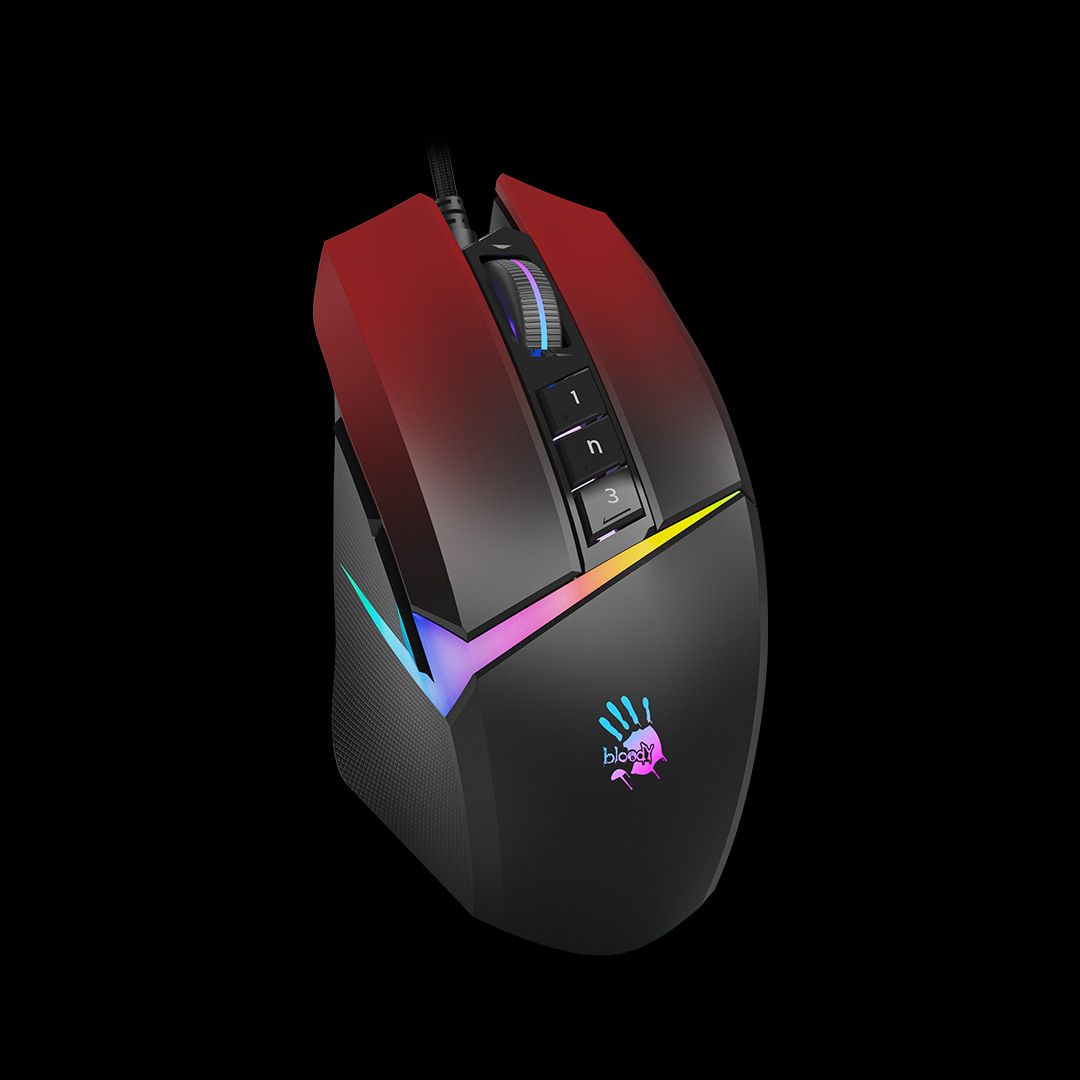 A4-Tech Bloody W60 Max Activated RGB Gradient Red