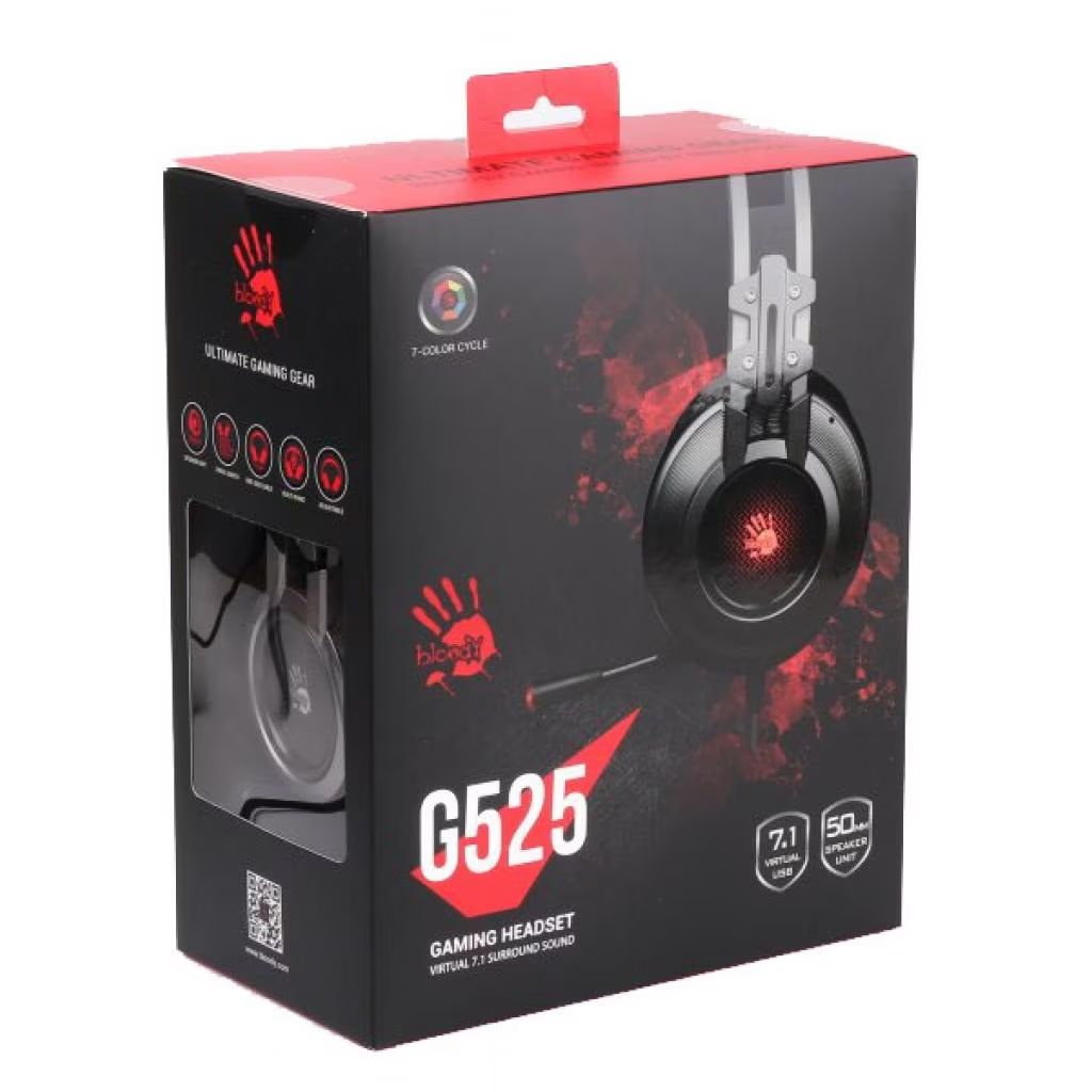 A4-Tech Bloody G525 7.1 Gaming Headset Black