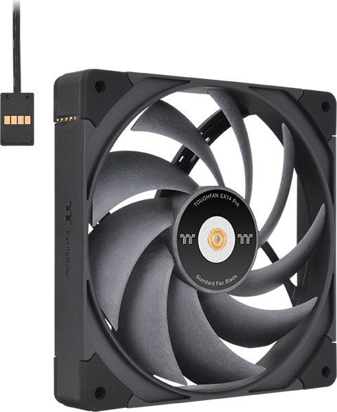 Thermaltake TOUGHFAN EX14 Pro High Static Pressure PC Cooling Fan Swappable Edition (3-Fan Pack)