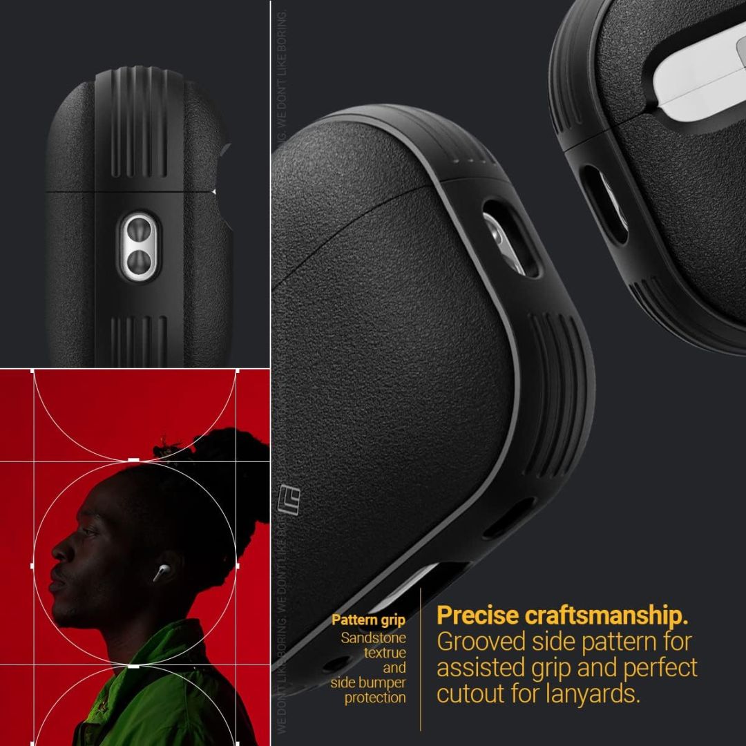 Spigen Caseology Vault AirPods Pro (2nd Gen) Matte Black