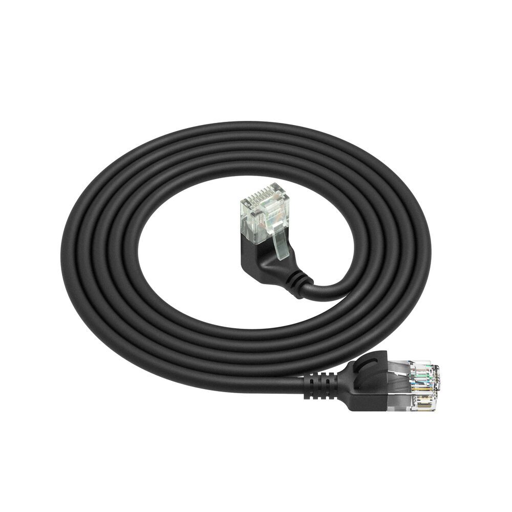 ACT CAT6A U/UTP Patch Cable 0,15m Black