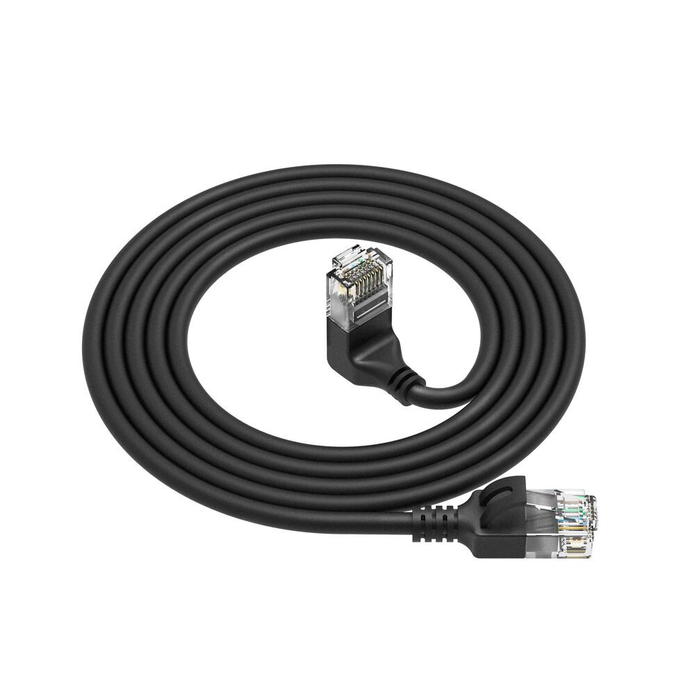 ACT CAT6A U/UTP Patch Cable 0,5m Black