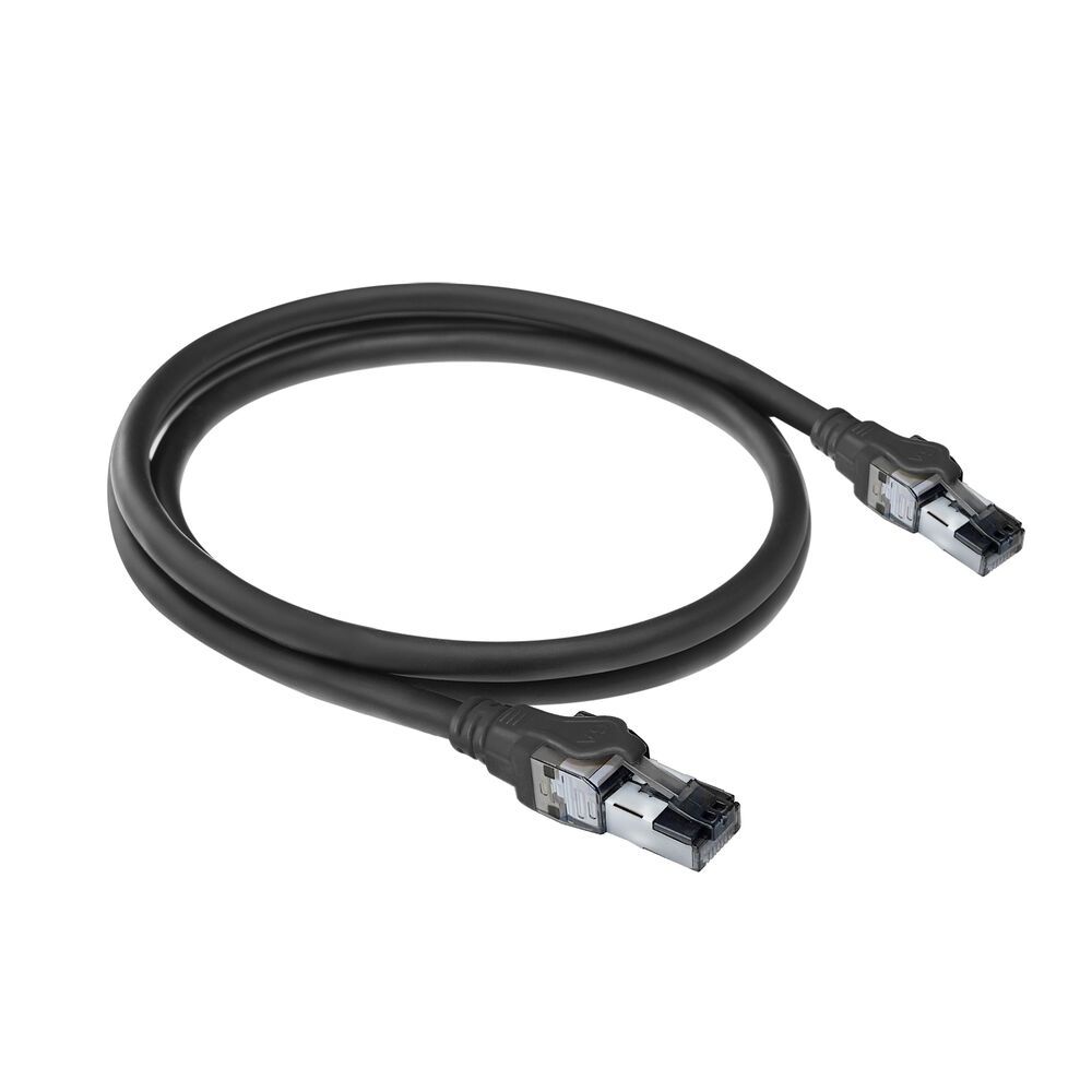 ACT CAT6A S-FTP Patch Cable 3m Black