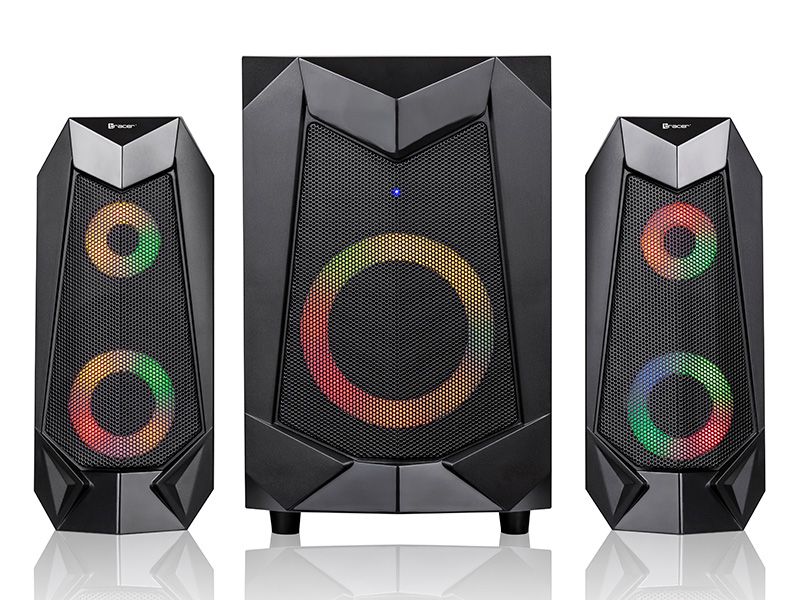 Tracer 2.1 Hi-Cube RGB Flow Bluetooth Speaker Black