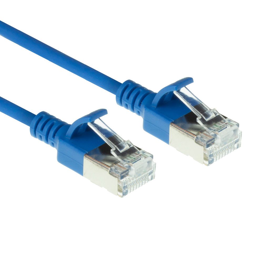 ACT CAT6A U-FTP Patch Cable 5m Blue