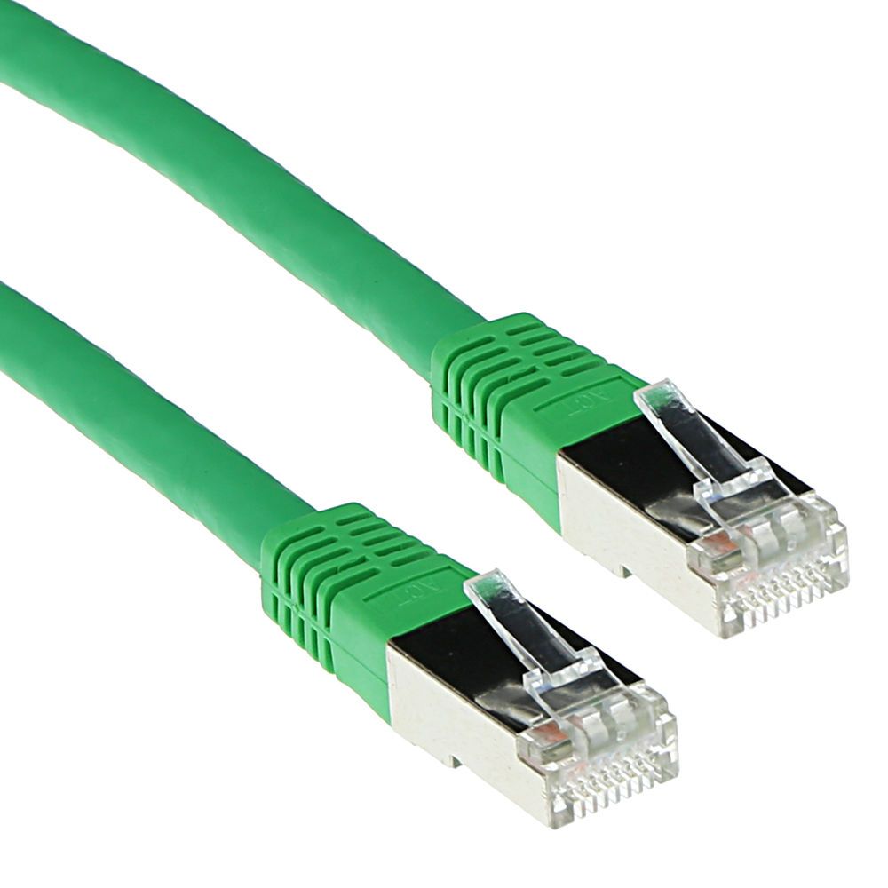 ACT CAT6A S-FTP Patch Cable 1,5m Green