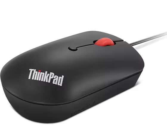 Lenovo ThinkPad USB-C Wired Compact Mouse Black