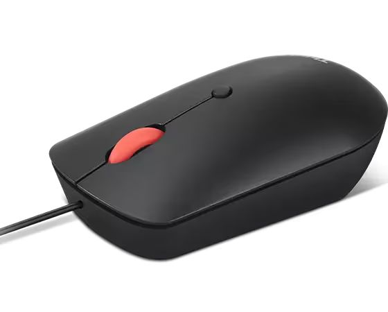 Lenovo ThinkPad USB-C Wired Compact Mouse Black