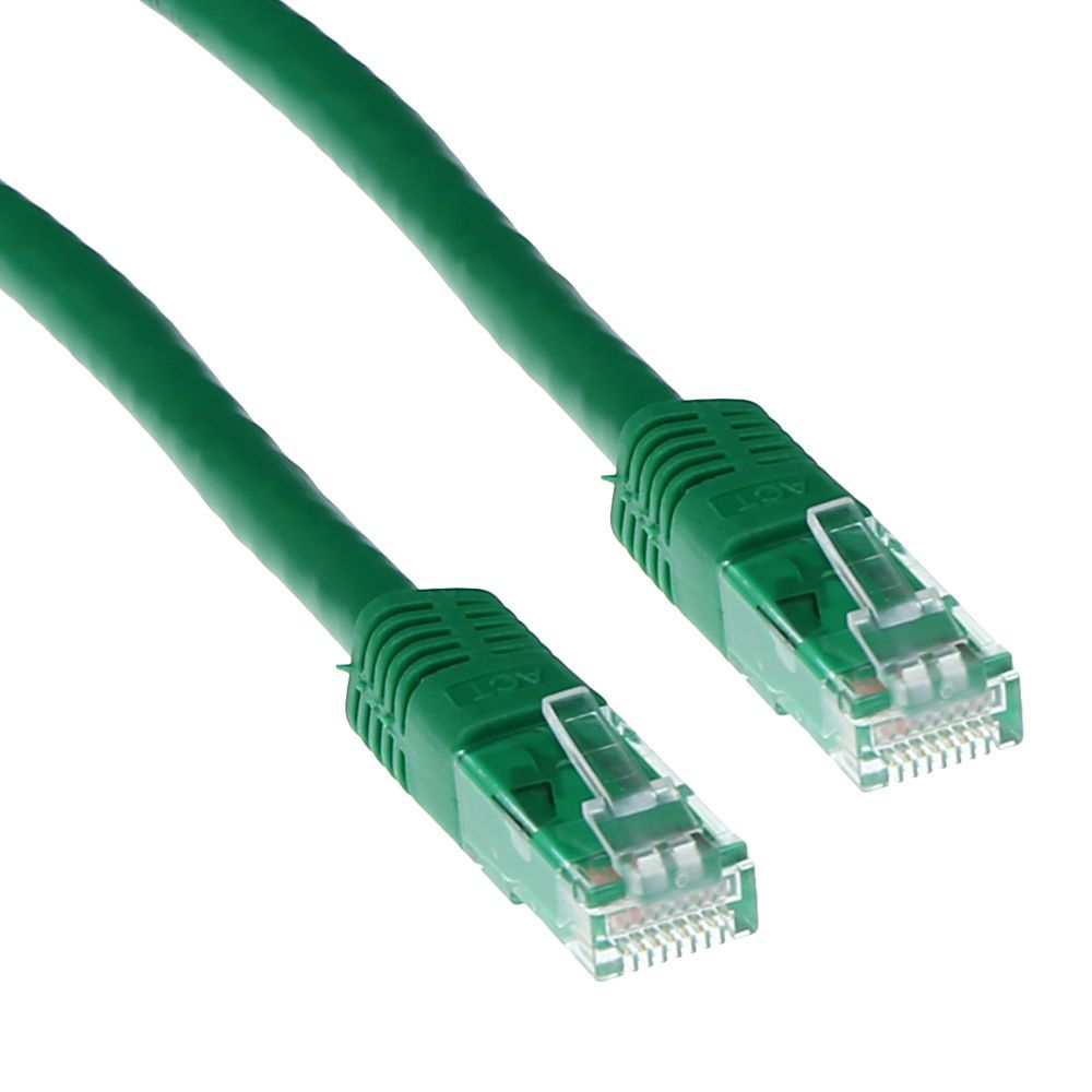 ACT CAT6 U-UTP Patch Cable 10m Green