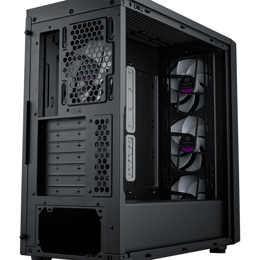 Cooler Master MasterBox 600 Tempered Glass Black