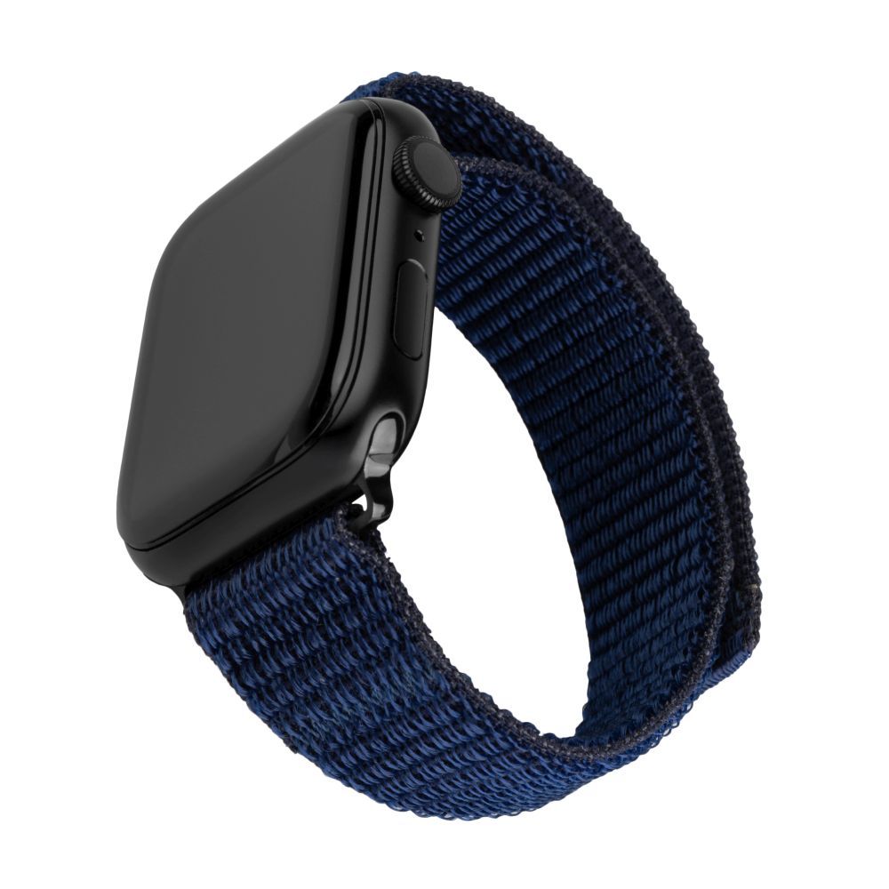 FIXED Nylon Sporty Strap for Apple Watch Ultra 49mm Dark Blue