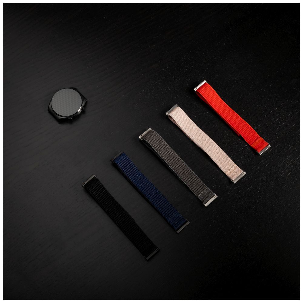 FIXED Nylon Sporty Strap with Quick Release 20mm for smartwatch Black